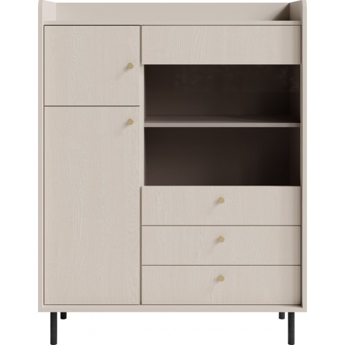Kumode ar atvilknēm un durvīm GRANDE I.2